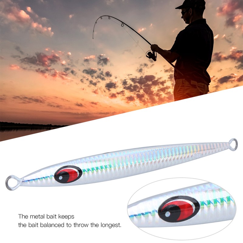 HONOREAL Metal Jig Deep Sea Boat Fishing Fast Sinkers Fish