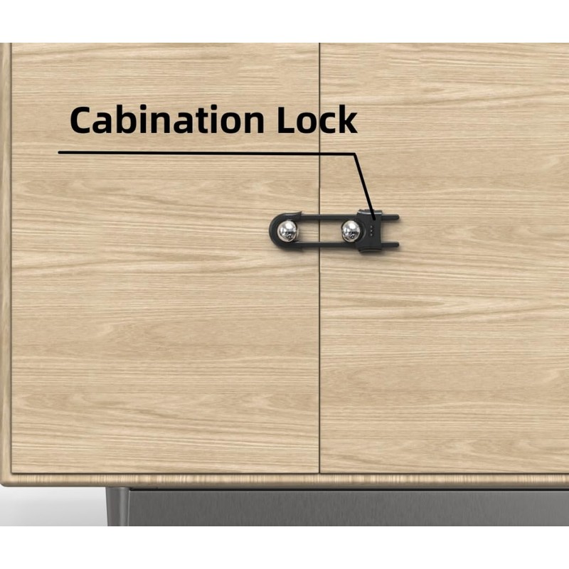 Baby Safety Sliding Cabinet Door Code Locks Child Proof Cupboard