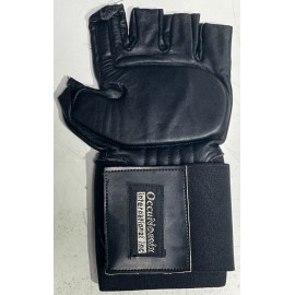 Occunomix LEFT HAND ONLY Protective Fingerless Leather Anti-Vibration Mechanics Glove MED