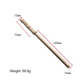 2Pcs Concealed Floating Shelf Brackets 10x145MM, Heavy Duty Invisible Shelf Supports for Wall Mounted Cabinet Furniture Shelves Support