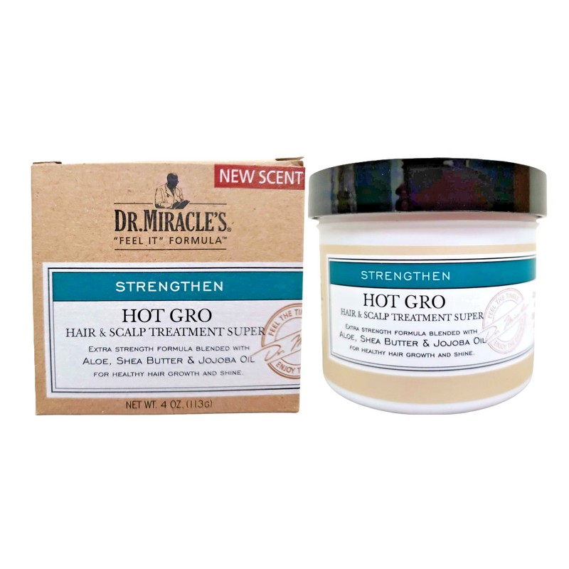 Dr. Miracle's Hot Gro Hair & Scalp Treatment Conditioner Super,