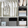 Roobyl Fabric Storage Cubes with Clear Windows and Lids, 13''