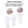 36 Pcs Disposable Eyebrow Tape Stencil, Brow Stickers Strips Stencils