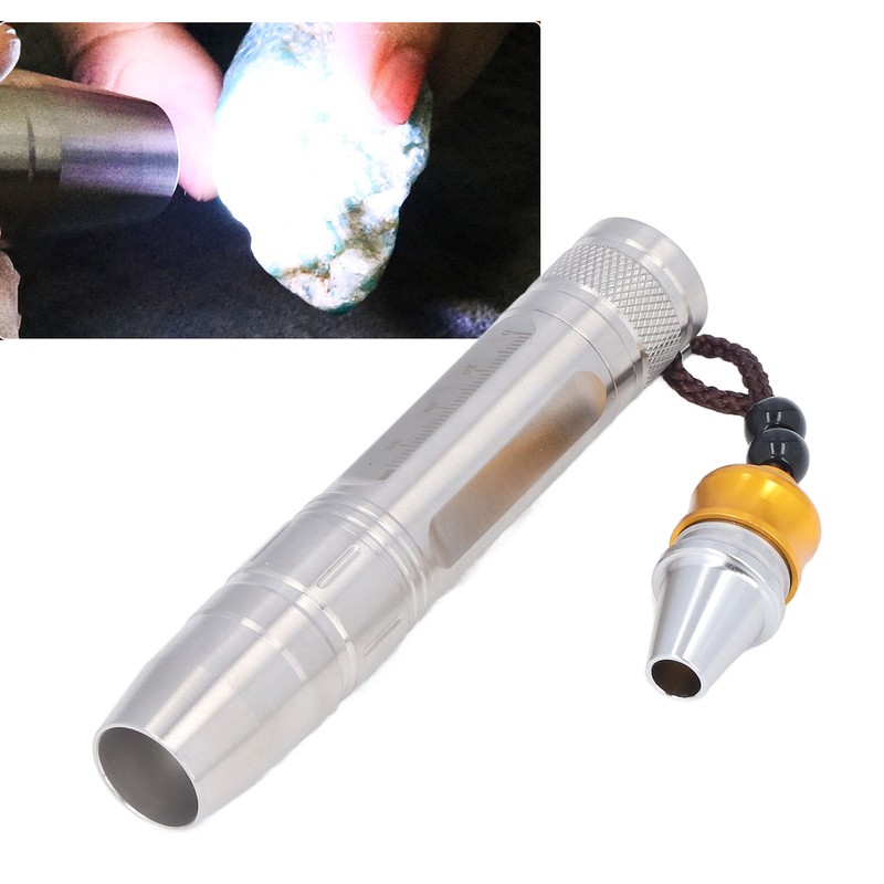 Identification Flashlight 3LED 3 Color Modes High Brightness Pocket Jade
