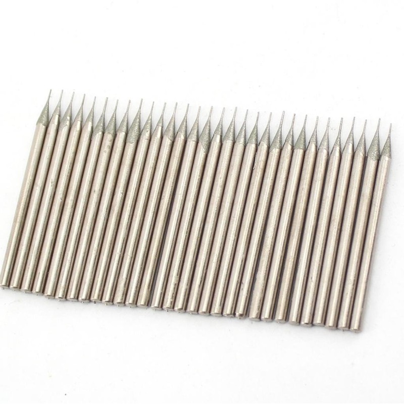JINGLING 0.4mm Diamond Hole Saw Cylindrical Head Grinding Drill Bits