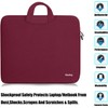 15.6 Inch Laptop Sleeve, Durable Slim Briefcase Handle Bag &