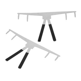 Ipetboom Balanced Symmetrical Brows Precision Eyebrow Shaper Stencil Stainless Steel Eyebrow Mapping Tool with Measurement Ruler