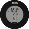 Tanita TT-585 BK Thermometer/Hygrometer, Clock, Temperature, Humidity, Digital, Tabletop, Magnet,