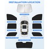 Canvcle Sunshades for 2021-2025 2026 GMC Yukon XL/Chevy Suburban Accessories