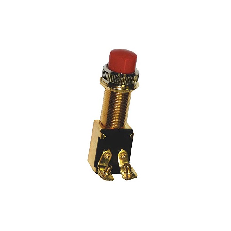 SeaSense Momentary Switch Start/Horn with Waterproof Cap,Gold,Red