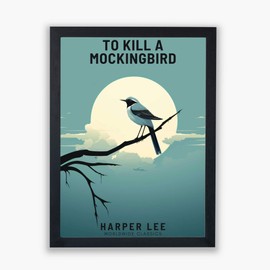 To Kill a Mockingbird - Classic Book Collection - Wall Poster - Unique Gift Idea - Giclee Print - Print Only - Small
