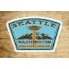 Seattle Washington Vinyl Sticker Decal 3.75" Wide Pacific Northwest