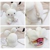 Plush Bunny Crossbody Messenger Shoulder Bag for Girls Women Cartoon