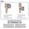 XIXEI Electric Magnetic Lock for Door 12VDC Holding Force 600lbs