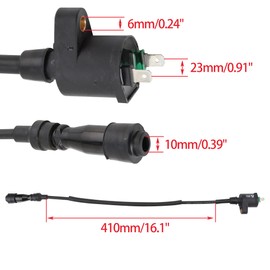 WOOSTAR Ignition Coil Replacement for Helix CN250 Elite CH250 Roketa Hammerhead Chinese ATV 4 Wheeler CF250 Scooter