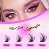 PURELEOR Cluster Lashes Kit Including Bond and Seal Remover DIY
