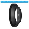 PATIKIL 62mm Lens Hood for Camera Lens Wide Angle Mat
