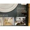 Bell + Howell Solutions 1-Light White Flush Mount Light Wireless