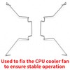 Surf turtle CPU Heatsink Fan Buckles 4 pcs 12CM Wire