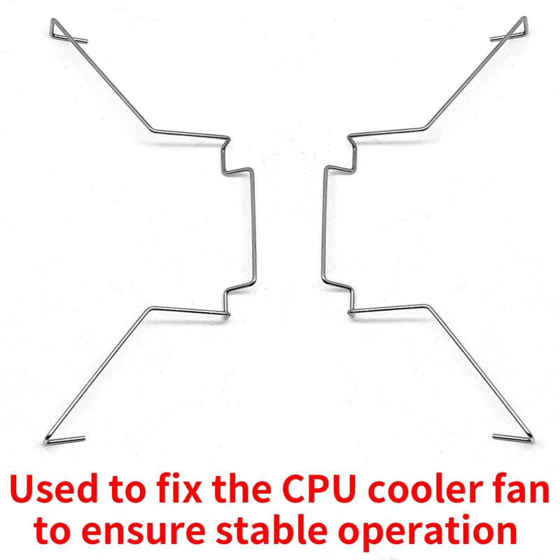Surf turtle CPU Heatsink Fan Buckles 4 pcs 12CM Wire