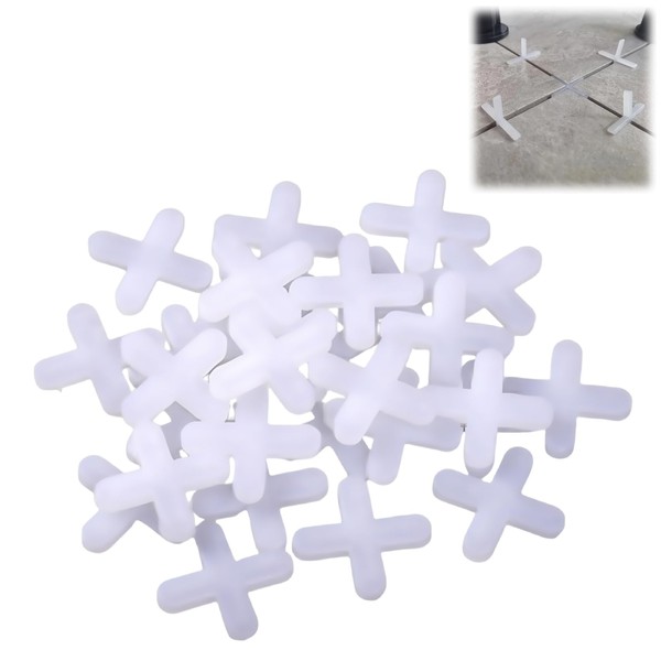 500PCS Tile Spacers 1mm,Plastic Cross Tile Gasket,Plastic Cross Shaped T/ILE