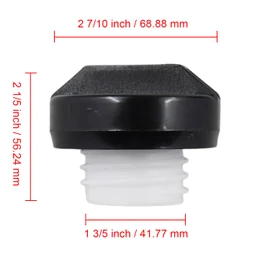Neeseelily 6661114 Fuel Fill Cap Compatible with Bobcat 335 425 428 721 730 731 732 741 742 763 843 853 943 T110 T180 T190 T200 T300 T650 T750 T770 T870 Replaces 7113340 6632468 87021178