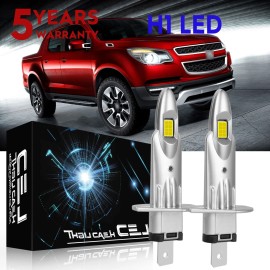 SHENKENUO H1 CSP LED Headlight Kit Bulbs High Low Beam 10000K Super White 20000LM Combo 2
