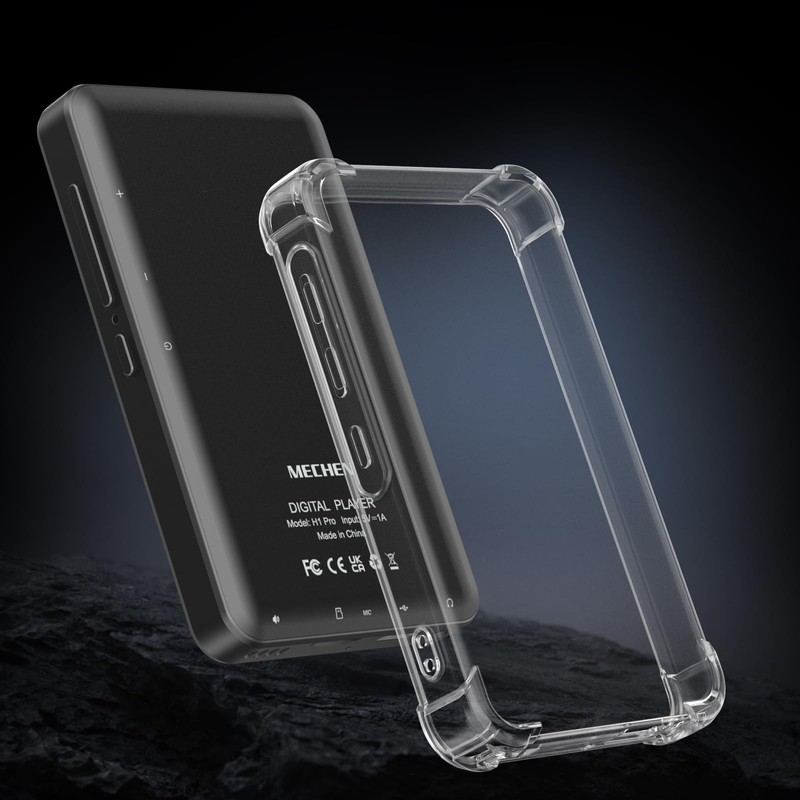 MECHEN H1 Pro MP3 Player Case, Clear Case for Mp3