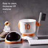 Mini Trash Can with Lid,Small Desk Trash Can,Countertop Mini Garbage