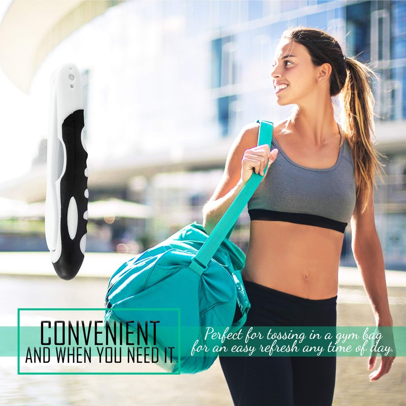 Travel Charcoal Toothbrush, On The Go Folding Feature, Soft Bristle