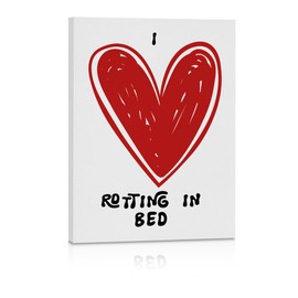 Funny Bedroom Decor Canvas Wall Art Wall Decor Framed Artwork for Walls Bedroom Art, Housewarming Gifts Minimalist Trendy Art Prints College Dorm Home Farmhouse Decor Bedroom Decorations Ready to Hang