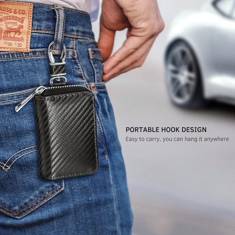Faraday Pouch for Car Keys, Kolaura Car Key Signal Blocker