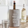 Santa Barbara Design Studio Wine Chiller Cement Holder for Wines,