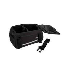 Zefal Alforja para Porta Bulto Urbano Z Traveler Poliuretano 600D Fijación Universal, Color Negro, 9L