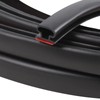 40 Feet D-Shape Weather Stripping Seal Strip for Doors/Windows, Adhesive