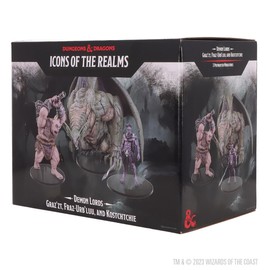 WizKids D&D Icons of The Realms Miniature Demon Lords Set