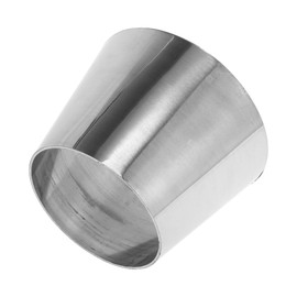 Motoforti Mandrel Exhaust Bend Elbow Concentric Reducer Car Exhaust Pipe Tubing Piping Adapter 3" OD to 4" OD 201 Stainless Steel Silver Tone