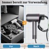Fönhalter Ohne Bohren für Dyson Föhn, Fönhalter Föhn Halterung, Föhn