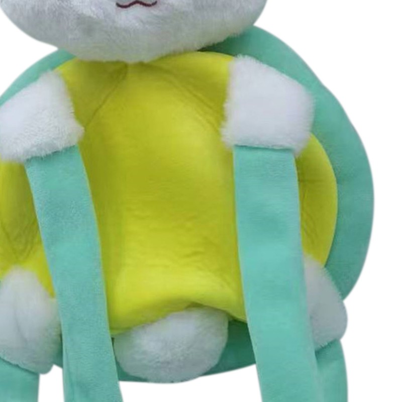Rabbit Turtle Plush Backpack PP Cotton Short Plush Cartoon Perfect