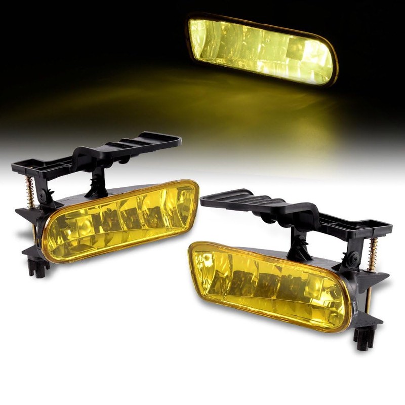 G-PLUS Fog Lights Lamp Compatible with Chevy Silverado 1500/2500 1999-2002/Fit