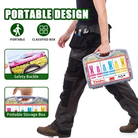 Twidec/460PCS Heat Shrink Spade Connectors Kit 22-10 AWG Female and Male Spade Terminlas Quick Disconnect Connectors Fully Insulated Electrical Wire Crimp Connector for Automotive Marine N-102-460PCS