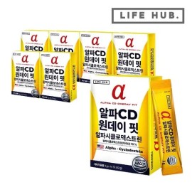 LifeHerb Alpha CD One Day Fit Alpha Cyclodextrin 7 Boxes (3g x 98... None / 라이프허브 알파CD 원데이 핏 알파시클로덱스트린 7박스(3g x 98... 없음
