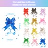 12pcs Large Cellophane Bags for Hampers with 12pcs Pull Bows,23.6