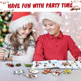 Christmas Ornaments Building Set 2025, 11-in-1 Christmas Tree, Wreath, Nutcracker, Gingerbread, Santa, Reindeer, Polar Bear, Snowflake, Xmas Holiday Stocking Stuffer Toys Gifts for Boys Girls Kids