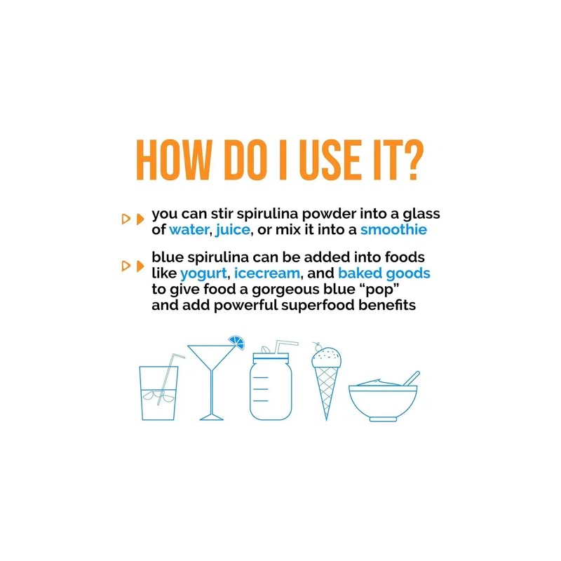 Nila Powder - Polvo De Espirulina 100% Puro De Algas