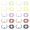 Book Rings Pack of 30 Bookbinding Rings Metal Colourful Loose