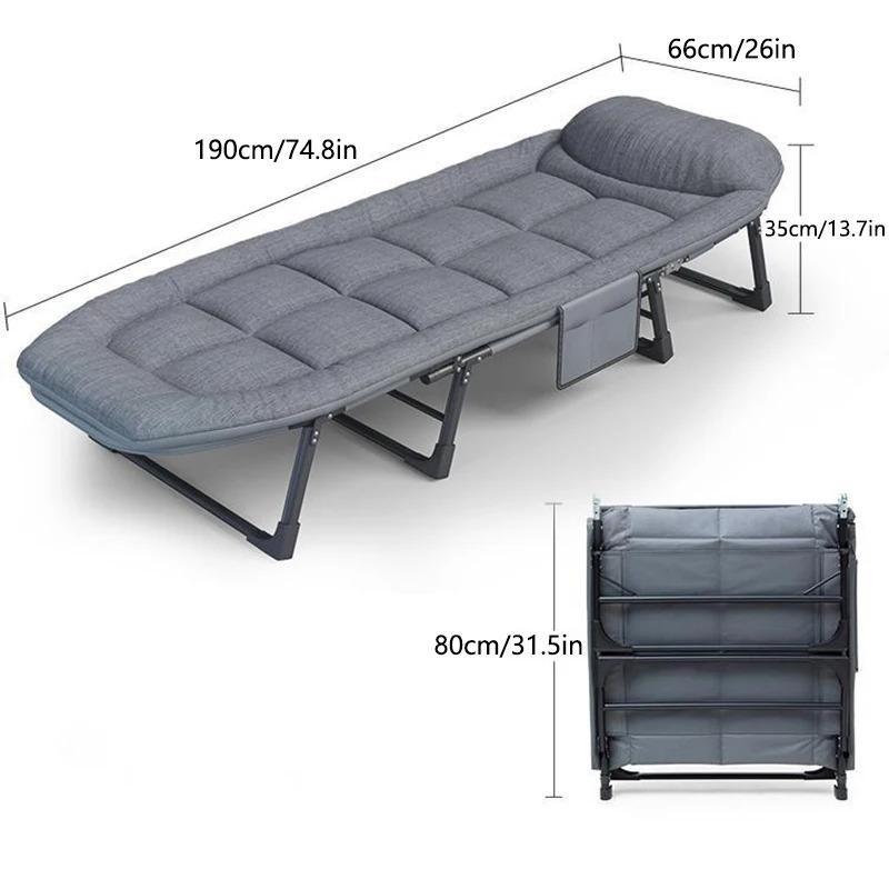 Sleeping Cots for Adults 6 Positions, Portable & Foldable Bed