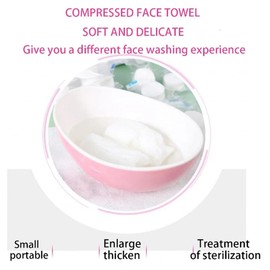 Disposable Face Cotton Coin Tissue - 150 PCS (8in×8in), Ideal for Camping, Sports, Tablet Use