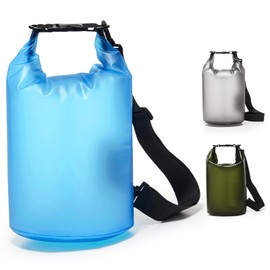 HPLQQ Dry Bag 5L Waterproof Bag for Women Men, Lightweight Dry Storage Bag Backpack for Kayaking Boat Tour Canoe, Fishing, Rafting, Swimming, Snowboardingarding,A2-Blue
