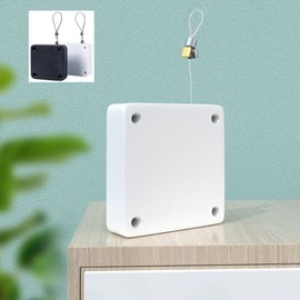 New No-Drill Wire Automatic Door Closer with Screws, 500g New Black 500g